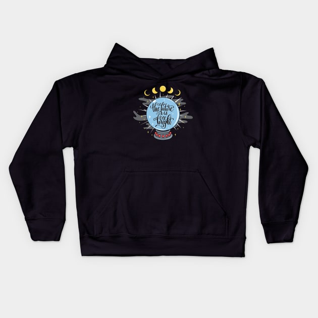 Magic Crystal Ball Kids Hoodie by valentinahramov